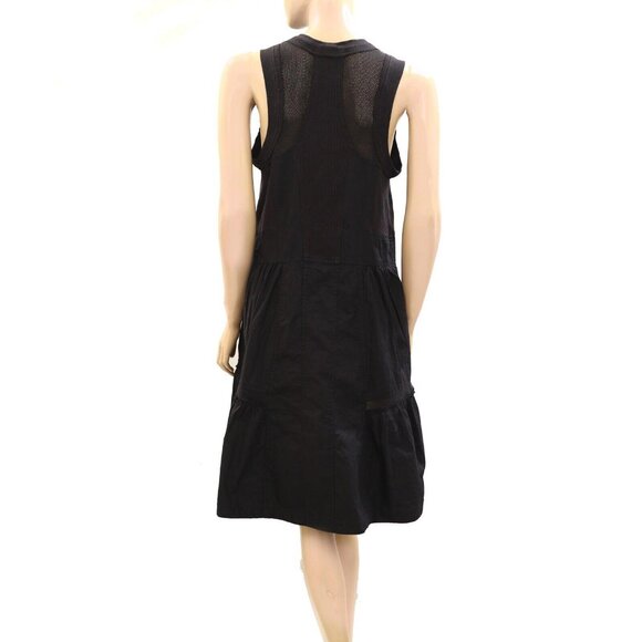 Daily Practice by Anthropologie Trek Utility Mini Dress Tiered Cotton S 280417 - Picture 12 of 12